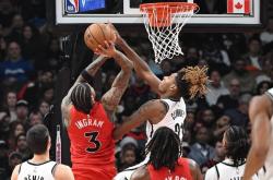 爱游戏体育-猛龙惨败篮网，收获主场胜利